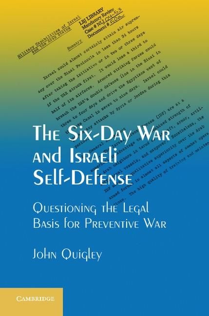 Produktbild: Six-Day War and Israeli Self-Defense