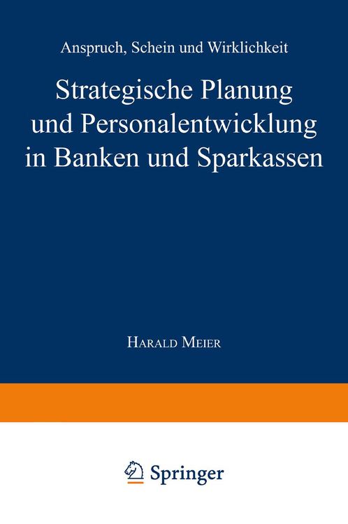 Produktbild: Strategische Planung und Personalentwicklung in Banken und Sparkassen