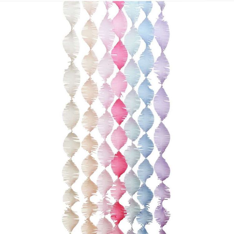 Produktbild: Krepp Girlanden, La Vie en Rose Mix, MIX