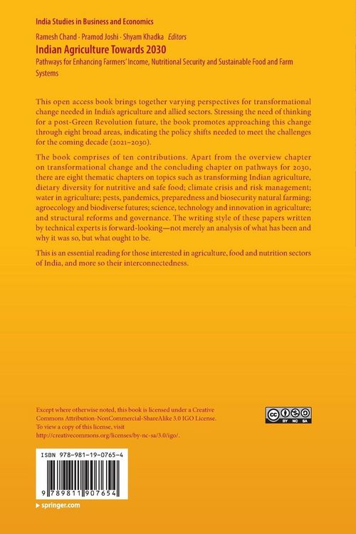 Produktbild: Indian Agriculture Towards 2030