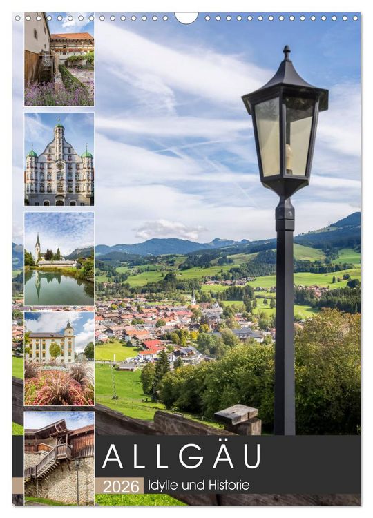 Produktbild: ALLG&Auml;U Idylle und Historie (Wandkalender 2026 DIN A3 hoch), CALVENDO Monatskalender