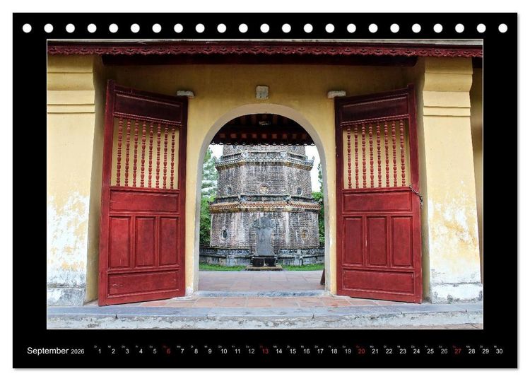 Produktbild: Vietnam &ndash; Land der Kontraste 2026 (Tischkalender 2026 DIN A5 quer), CALVENDO Monatskalender
