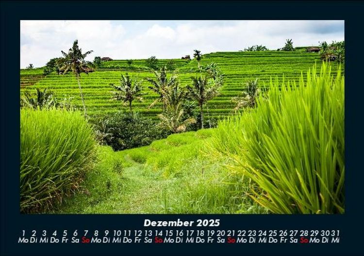Produktbild: Indonesiens Sch&ouml;nheit 2025 Fotokalender DIN A5