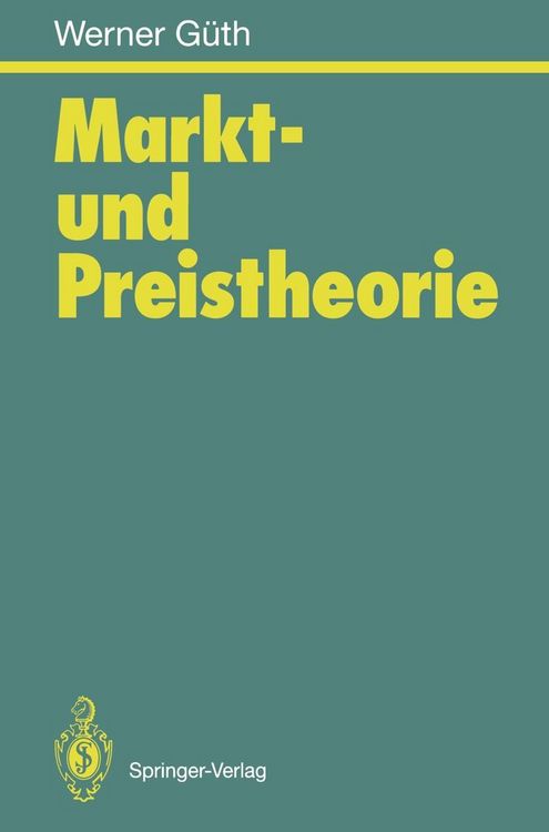 Produktbild: Markt- und Preistheorie