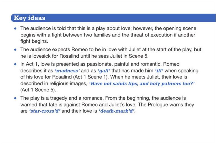 Produktbild: Romeo and Juliet AQA English Literature
