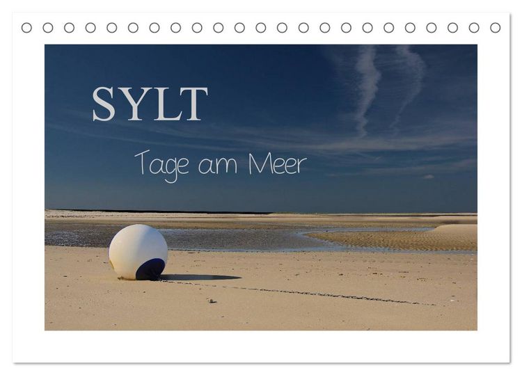 Produktbild: Sylt - Tage am Meer (Tischkalender 2026 DIN A5 quer), CALVENDO Monatskalender