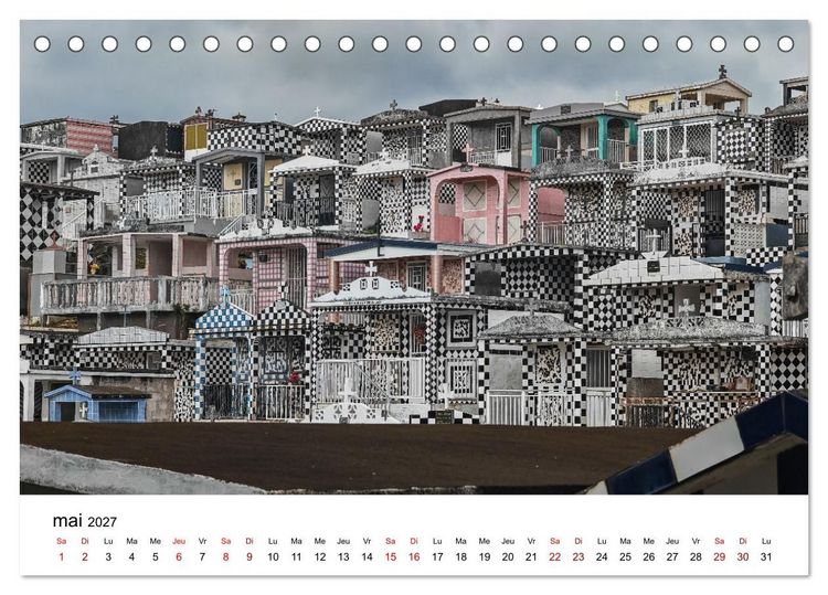 Produktbild: Guadeloupe - Antilles fran&ccedil;aises (Calendrier de bureau 2027 DIN A5 vertical), CALVENDO calendrier mensuel