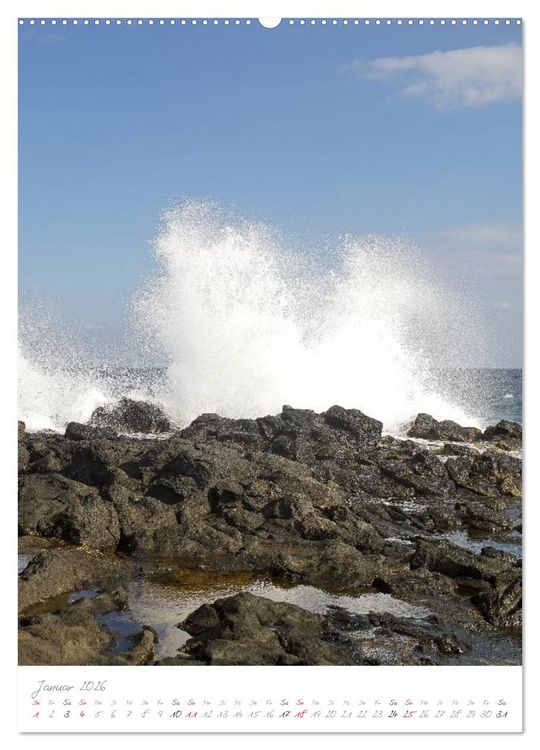 Produktbild: Fuerteventura, wilde Sch&ouml;nheit im Atlantik (hochwertiger Premium Wandkalender 2026 DIN A2 hoch), Kunstdruck in Hochglanz
