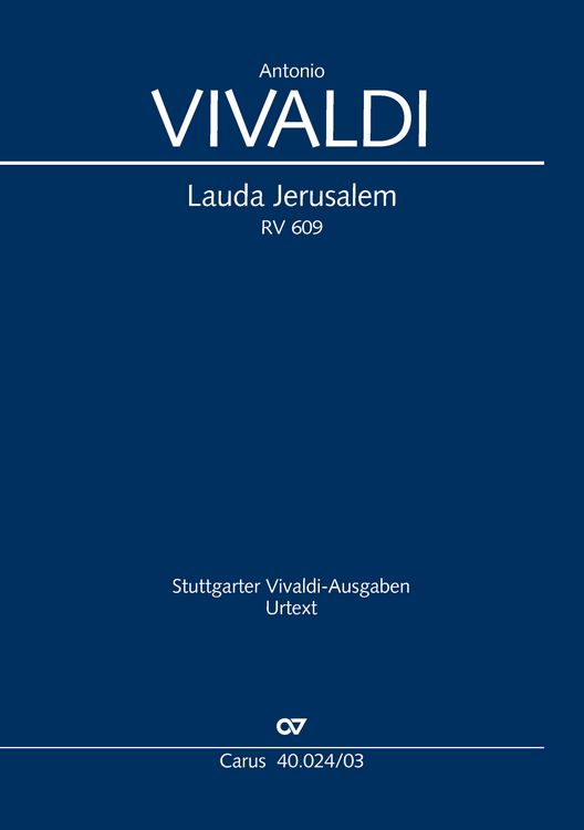 Produktbild: Lauda Jerusalem (Klavierauszug)