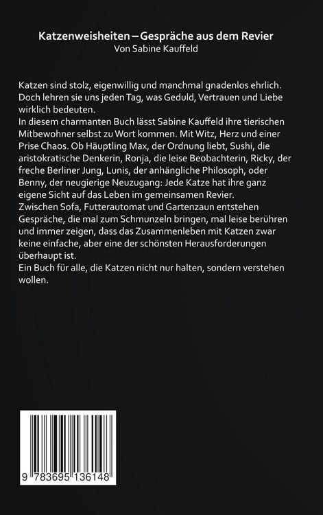 Produktbild: Katzenweisheiten - Gespr&auml;che aus dem Revier