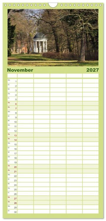 Produktbild: Familienplaner 2027 - Dessau mit 5 Spalten (Wandkalender, 21 x 45 cm) CALVENDO