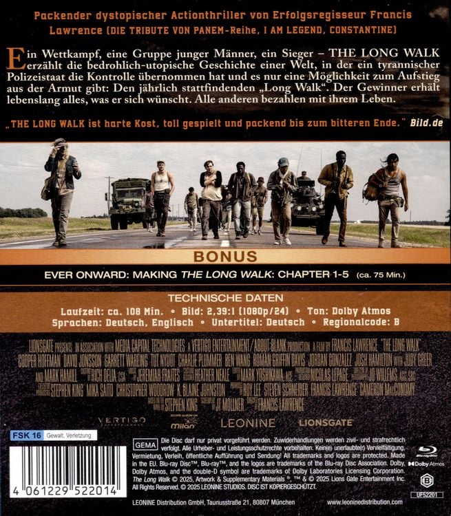 Produktbild: The Long Walk - Todesmarsch
