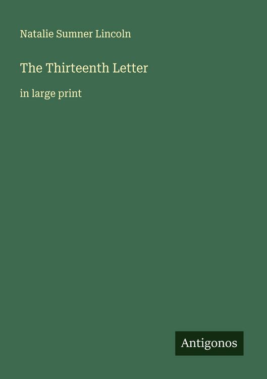 Produktbild: The Thirteenth Letter