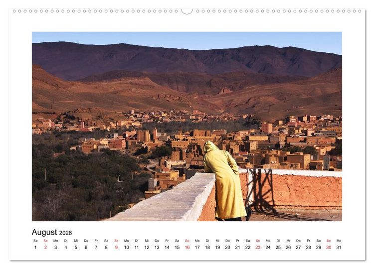 Produktbild: Marokko (hochwertiger Premium Wandkalender 2026 DIN A2 quer), Kunstdruck in Hochglanz