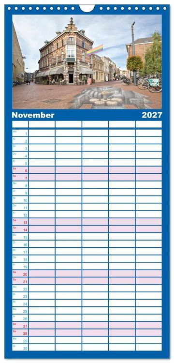 Produktbild: Familienplaner 2027 - ARNHEM mit 5 Spalten (Wandkalender, 21 x 45 cm) CALVENDO