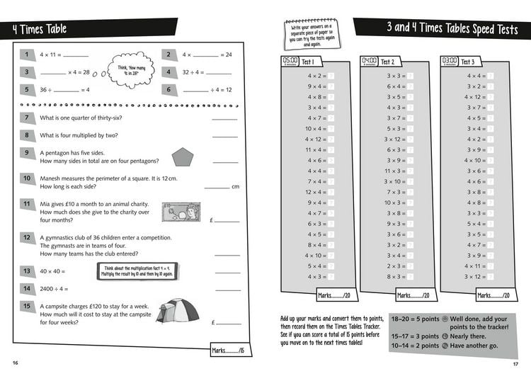 Produktbild: KS2 Times Tables Practice Workbook