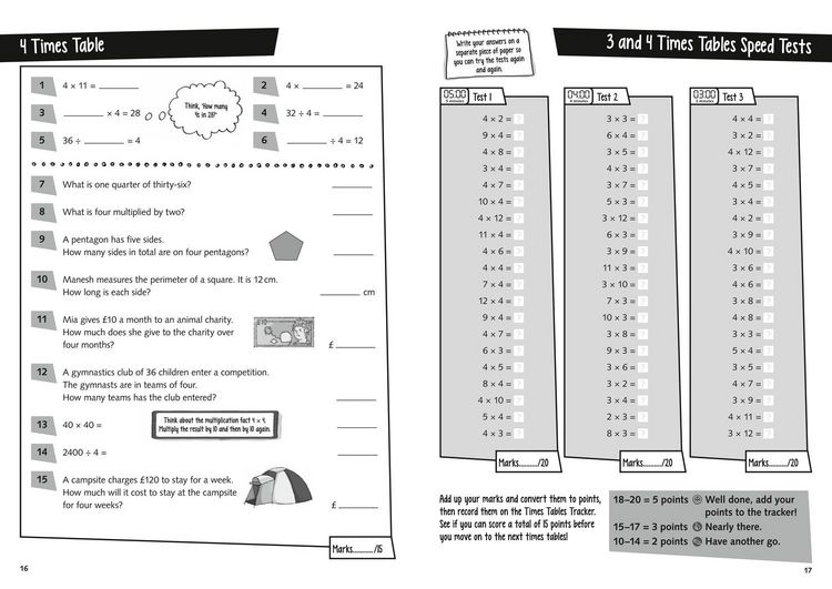 Produktbild: KS2 Times Tables Practice Workbook