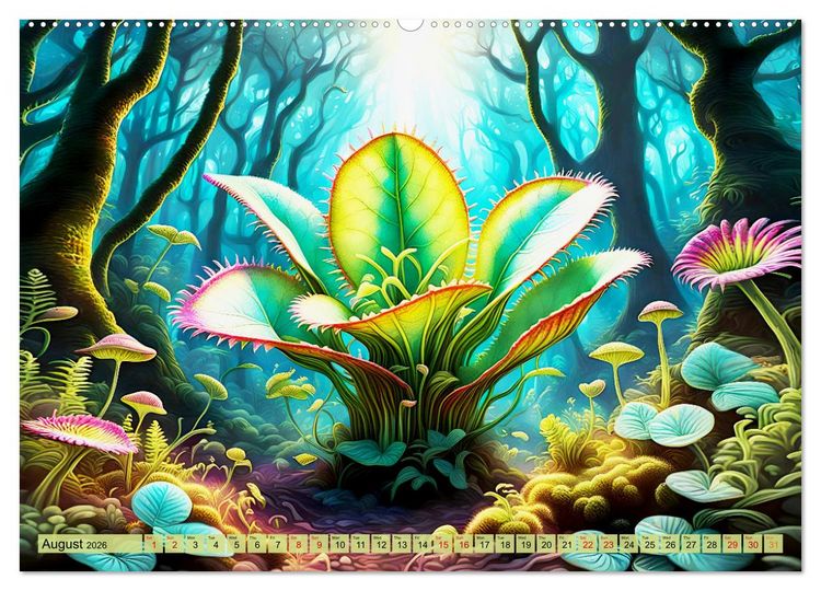 Produktbild: Intergalactic garden (Wall Calendar 2026 DIN A2 landscape), CALVENDO 12 Month Wall Calendar