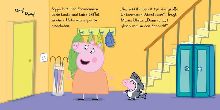 Produktbild: Peppa Pig: Peppas Meerjungfrauen-Abenteuer - Mein Unterwasser-Klappenbuch