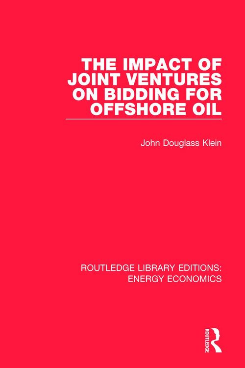 Produktbild: The Impact of Joint Ventures on Bidding for Offshore Oil