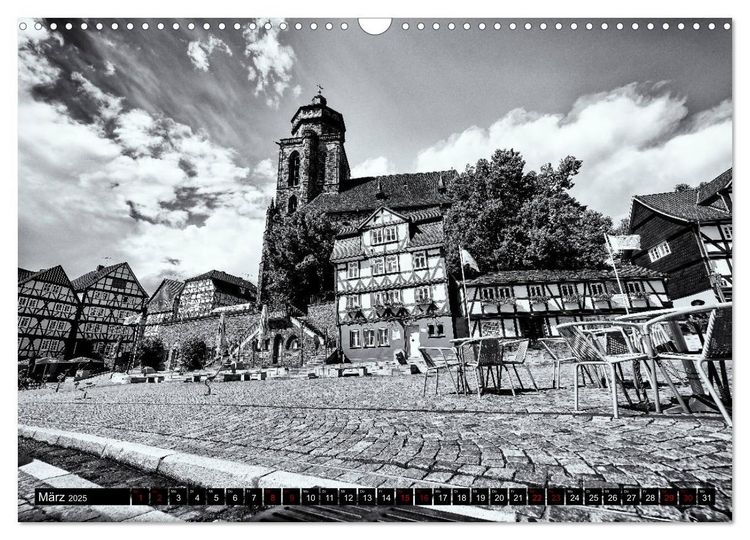 Ein Blick auf Homberg an der Efze (Wandkalender 2025 DIN A3 quer), CALVENDO Monatskalender