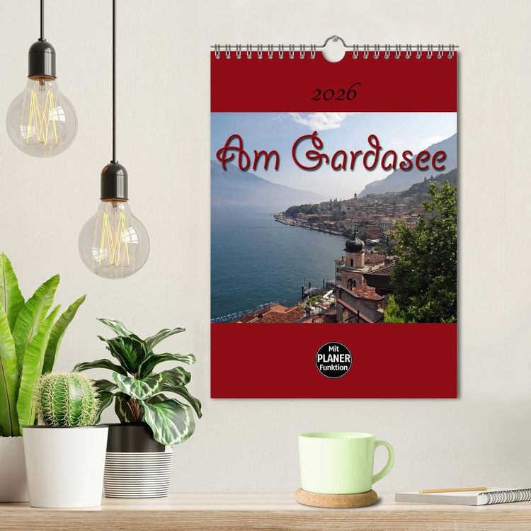 Produktbild: Am Gardasee (Wandkalender 2026 DIN A4 hoch), CALVENDO Monatskalender