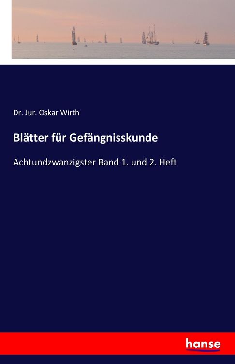 Produktbild: Bl&auml;tter f&uuml;r Gef&auml;ngnisskunde