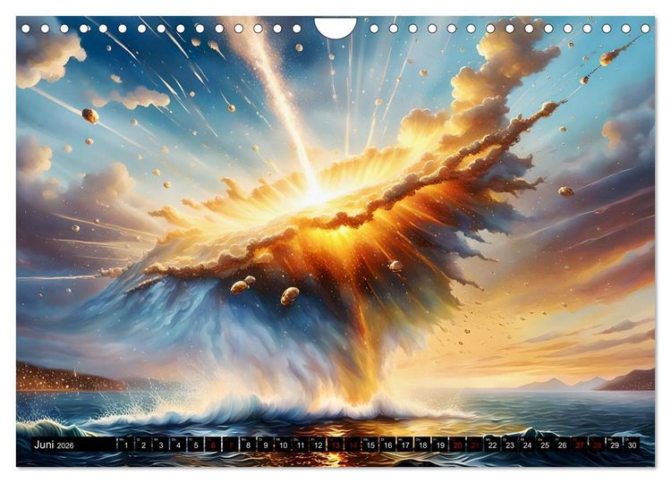 Produktbild: Erde - Blauer &Uuml;berlebensk&uuml;nstler (Wandkalender 2026 DIN A4 quer), CALVENDO Monatskalender