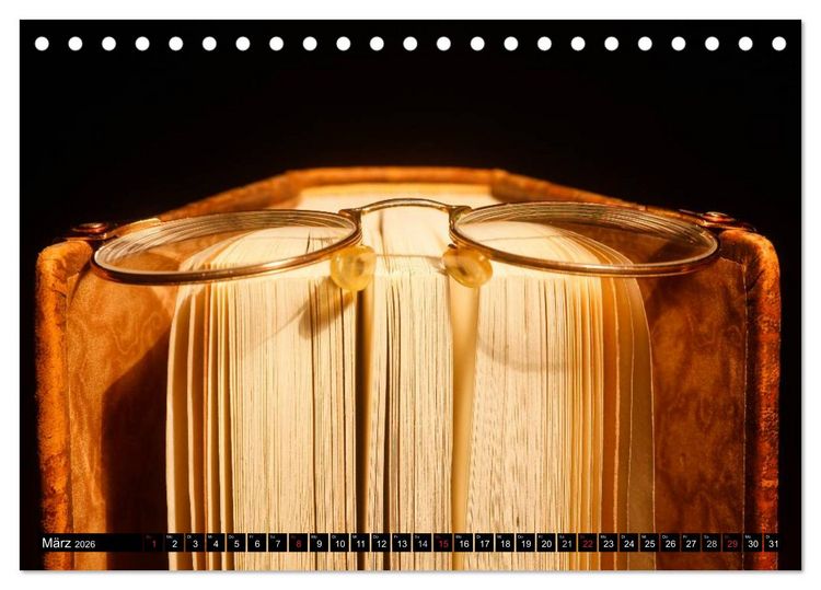 Produktbild: Welt der B&uuml;cher (Tischkalender 2026 DIN A5 quer), CALVENDO Monatskalender