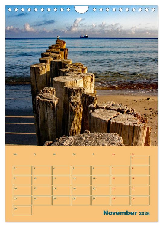 Produktbild: Ostseebad K&uuml;hlungsborn Terminplaner (Wandkalender 2026 DIN A4 hoch), CALVENDO Monatskalender