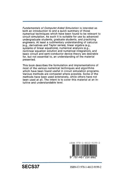 Produktbild: Fundamentals of Computer-Aided Circuit Simulation