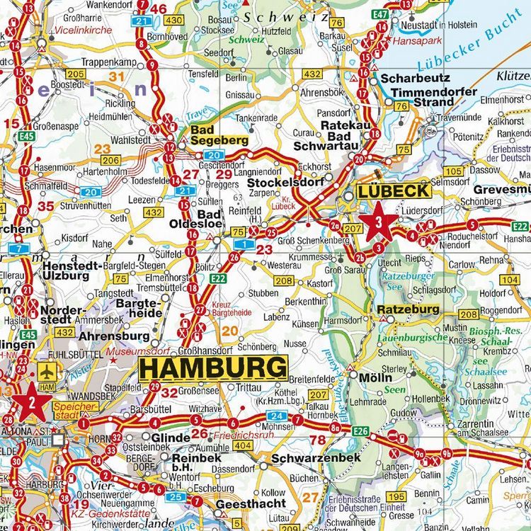 Produktbild: MARCO POLO Reisekarte Deutschland 1:800.000