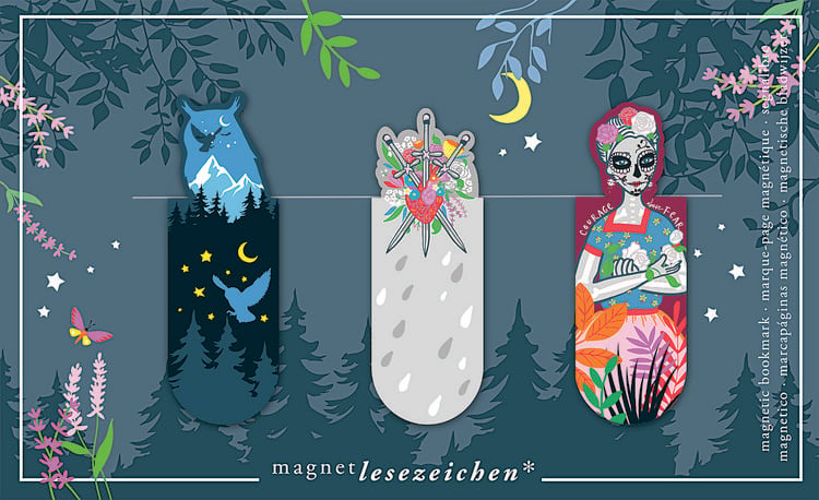 Produktbild: Magnetlesezeichen Mystic night
