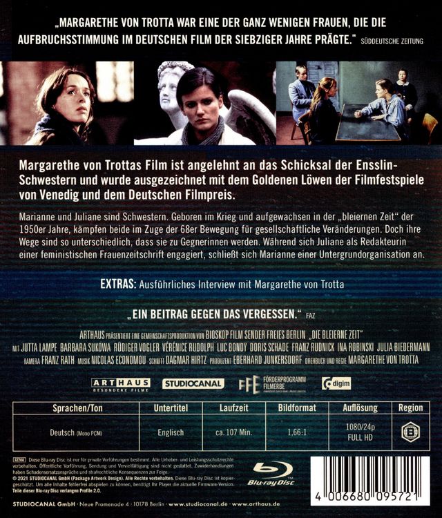 Produktbild: Die bleierne Zeit (Digital restauriert in 4K)