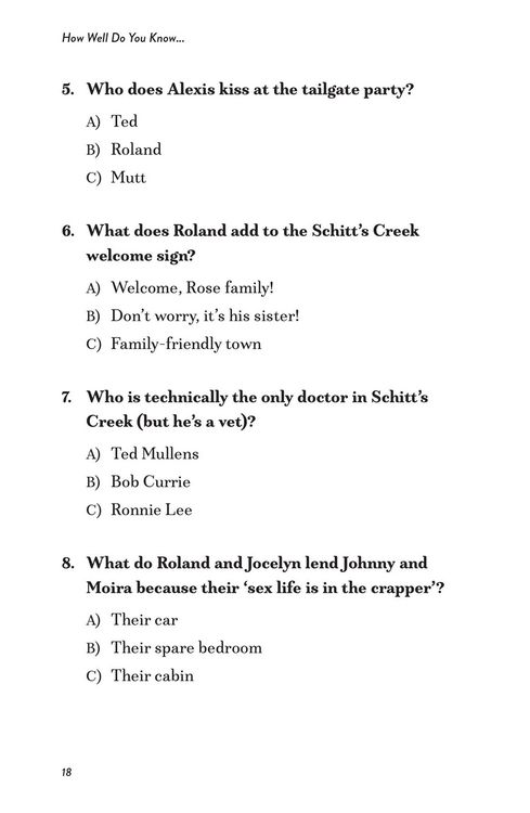 Produktbild: How Well Do You Know ... Schitt's Creek?