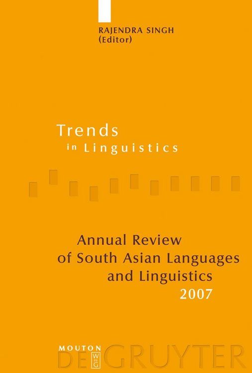 Produktbild: Annual Review of South Asian Languages and Linguistics