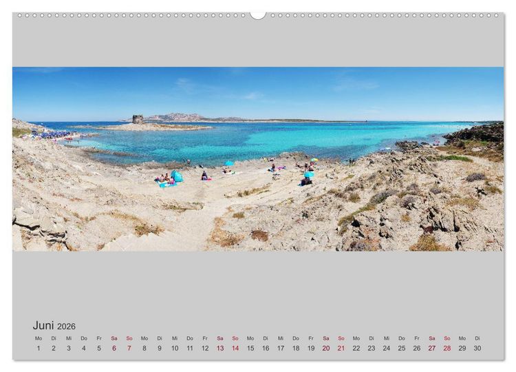 Produktbild: Sardinien &ndash; Die Nordk&uuml;ste (Wandkalender 2026 DIN A2 quer), CALVENDO Monatskalender