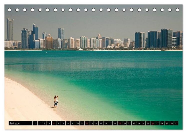 Produktbild: Emirat Abu Dhabi (Tischkalender 2026 DIN A5 quer), CALVENDO Monatskalender