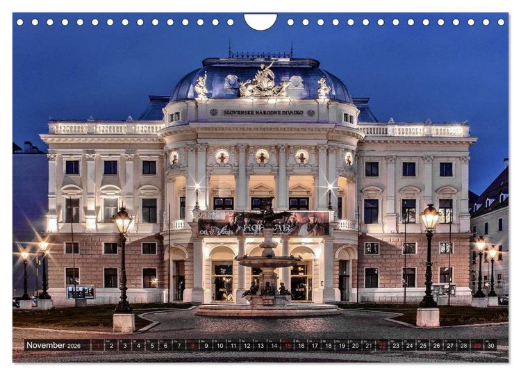 Produktbild: Donaumetropole Bratislava (Wandkalender 2026 DIN A4 quer), CALVENDO Monatskalender