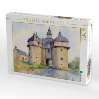 Produktbild: CALVENDO Puzzle Manoir de la Saucerie | 1000 Teile Lege-Gr&ouml;&szlig;e 64x48cm Foto-Puzzle f&uuml;r gl&uuml;ckliche Stunden