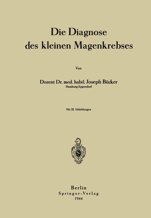 Produktbild: Die Diagnose des kleinen Magenkrebses