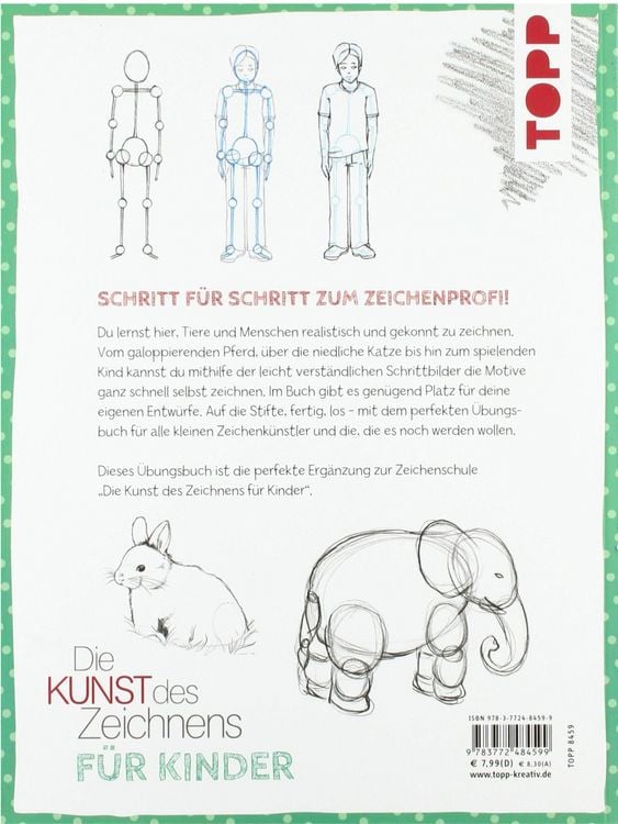 Produktbild: Die Kunst des Zeichnens f&uuml;r Kinder &Uuml;bungsbuch