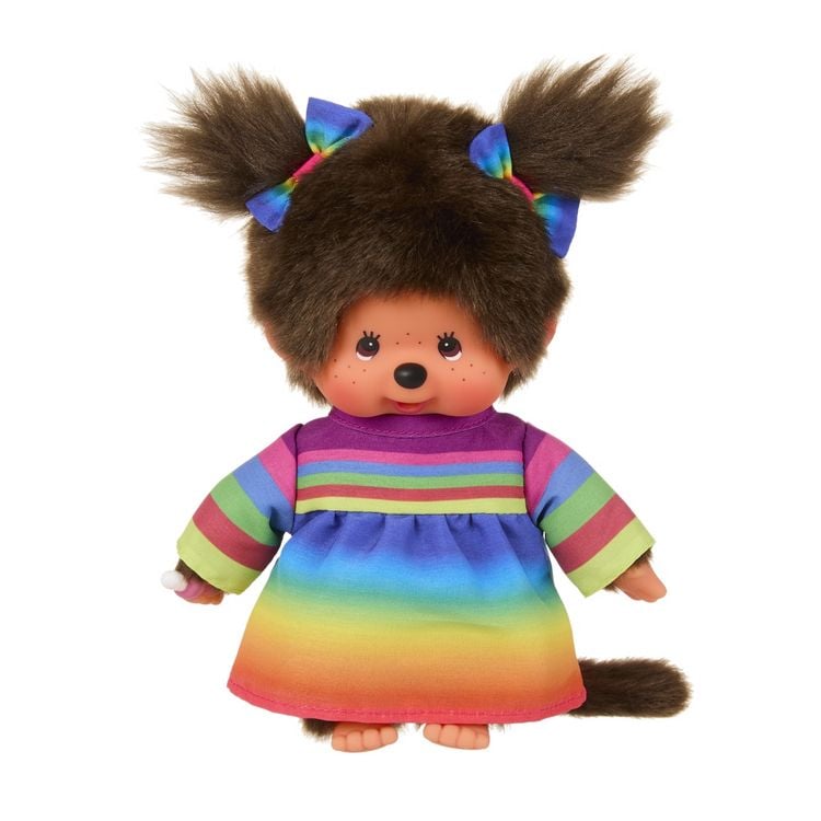 海外限定　20cm Monchhichi Rainbow Dress Girl Monchhichi 20cm Rainbow Dress Girl kaufen