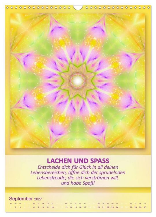 Produktbild: Light Energy Mandalas - Kalender - Vol. 2 (Wandkalender 2027 DIN A3 hoch), CALVENDO Monatskalender