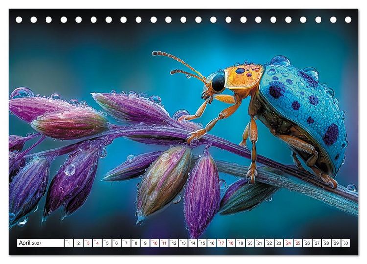 Produktbild: Magische Leuchtinsekten (Tischkalender 2027 DIN A5 quer), CALVENDO Monatskalender
