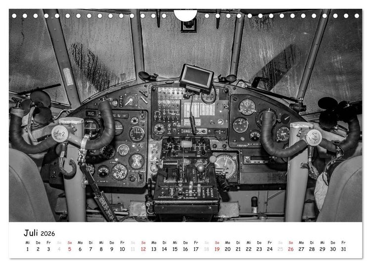 Produktbild: Flight deck - das beste B&uuml;ro (Wandkalender 2026 DIN A4 quer), CALVENDO Monatskalender