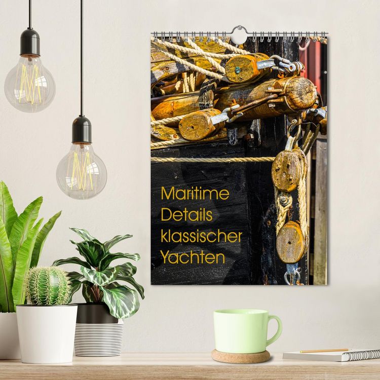 Produktbild: Maritime Details klassischer Yachten (Wandkalender 2026 DIN A4 hoch), CALVENDO Monatskalender