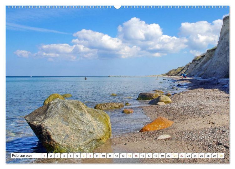 Produktbild: Fischland & Dar&szlig; Traumlandschaft an Ostsee und Bodden (hochwertiger Premium Wandkalender 2026 DIN A2 quer), Kunstdruck in Hochglanz