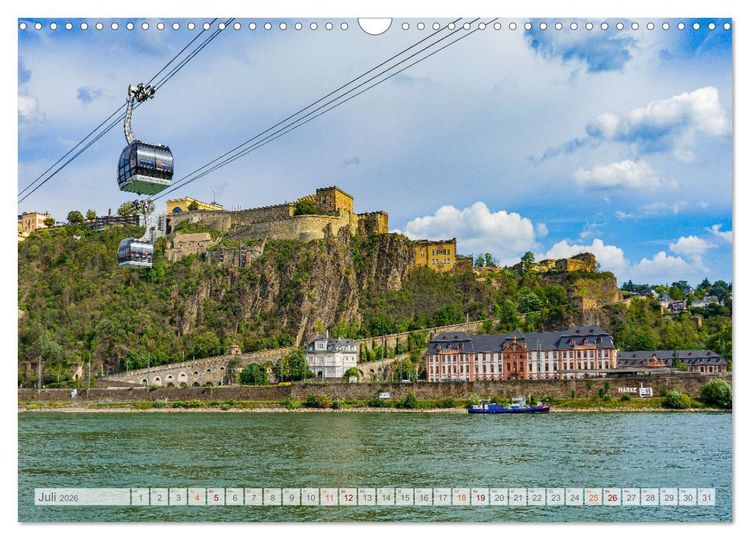Produktbild: Die Mosel zwischen Koblenz und Trier (Wandkalender 2026 DIN A3 quer), CALVENDO Monatskalender