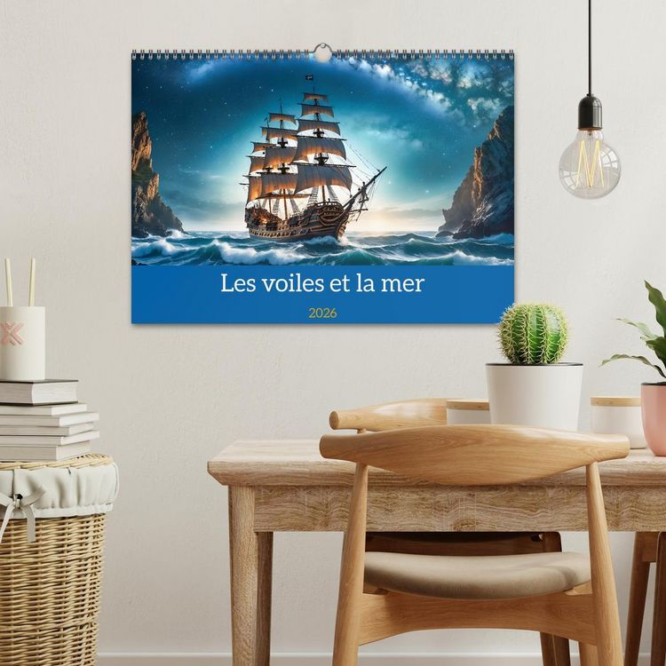 Produktbild: Les voiles et la mer (Calendrier mural 2026 DIN A3 vertical), CALVENDO calendrier mensuel